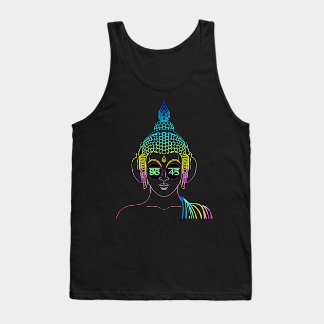 8645 86 45 Buddha in Sunglasses Signals  Impeach Trump Tank Top by JaydeMargulies